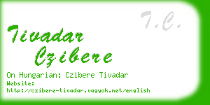 tivadar czibere business card
